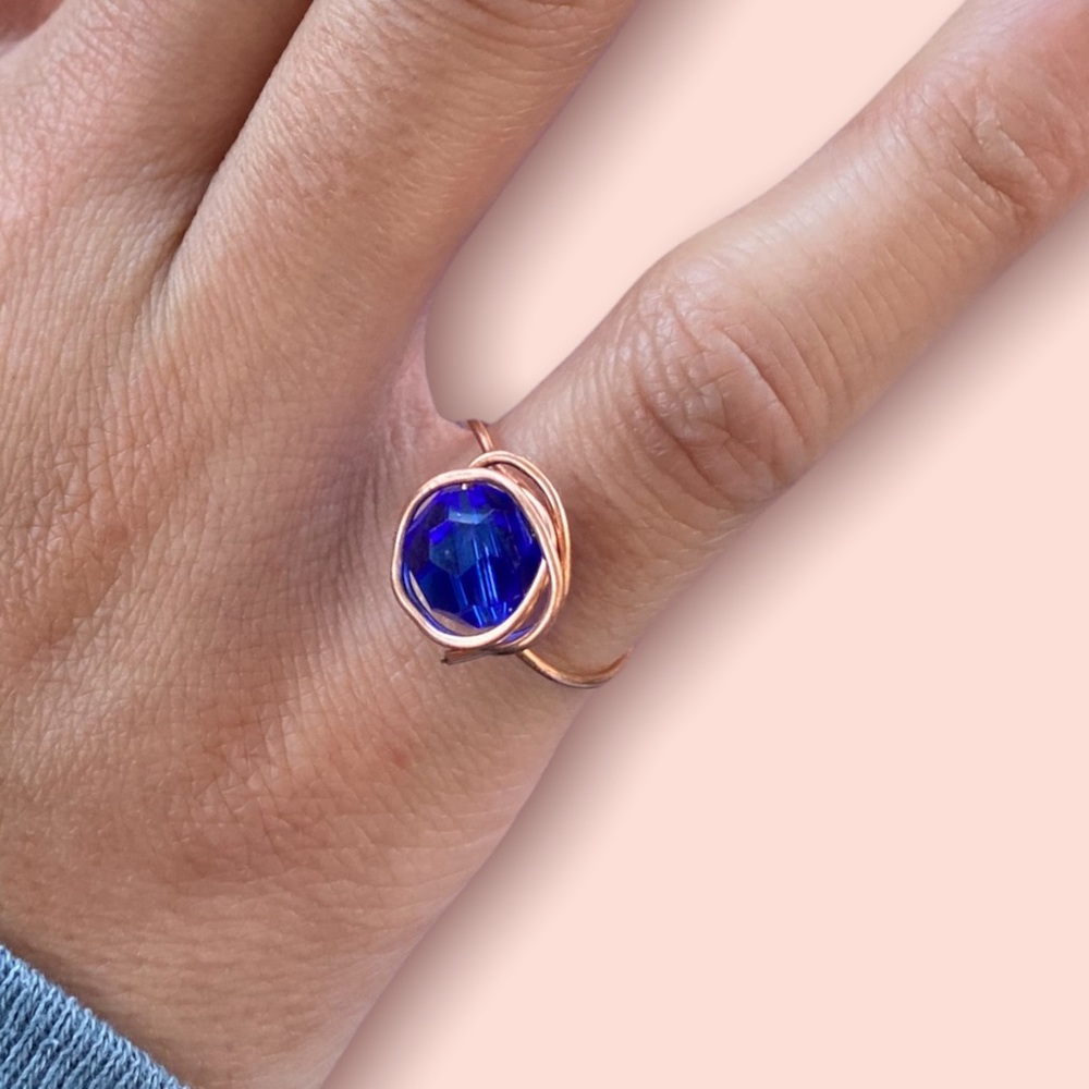Blue ring - Picture 2 of 2